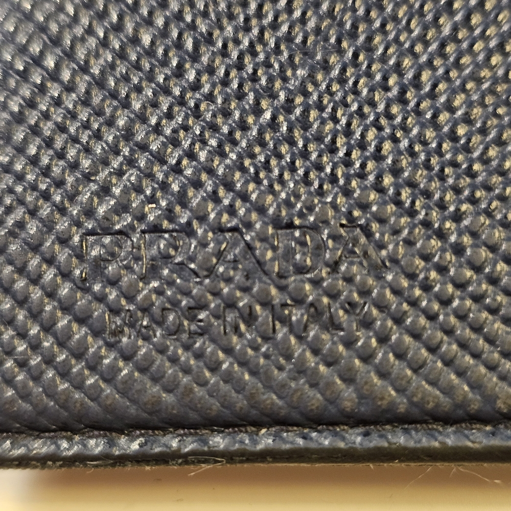 Prada Men's Anthracite Saffiano Leather Bifold Wallet - Picture 7 of 15